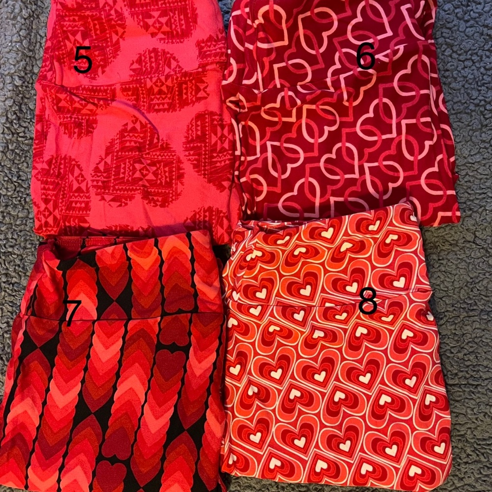 Brand New One Size Valentine’s Day LuLaRoe Leggings